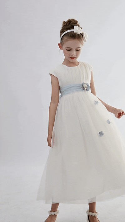 tulleen White Cavella Lace Dress
