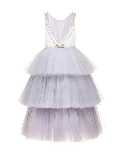 kids atelier tulleen Lavender Matilda Embellished Tulle Occasion Gown