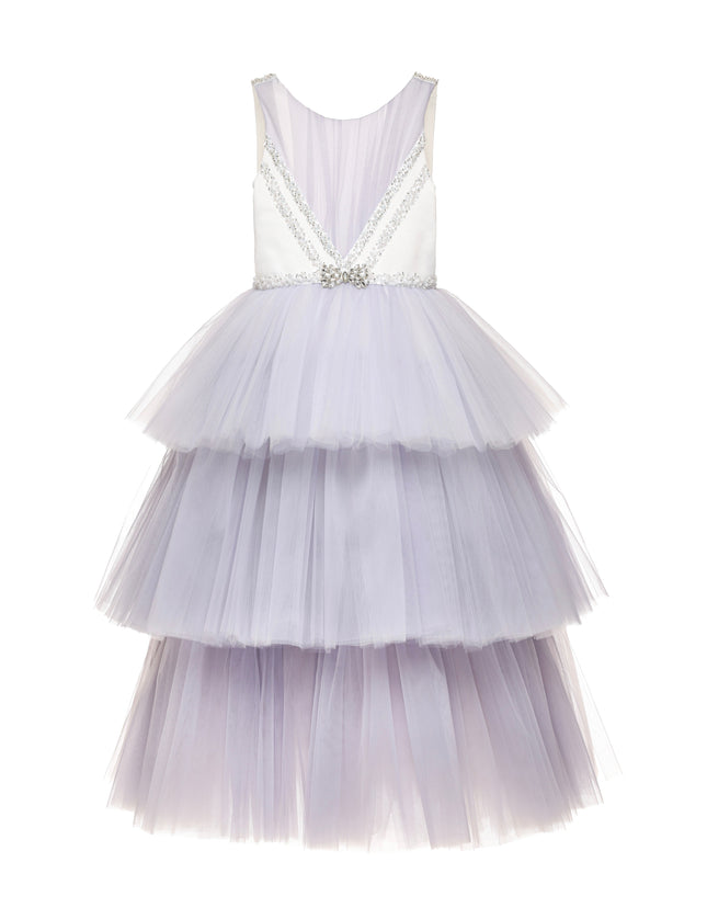 kids atelier tulleen Lavender Matilda Embellished Tulle Occasion Gown