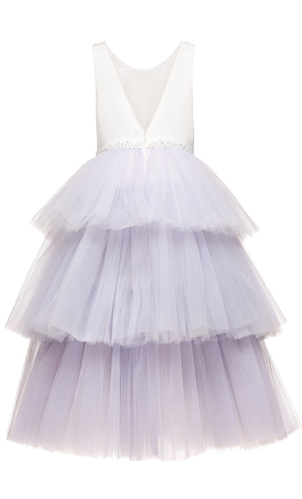 kids atelier tulleen Lavender Matilda Embellished Tulle Occasion Gown
