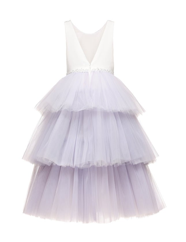 kids atelier tulleen Lavender Matilda Embellished Tulle Occasion Gown