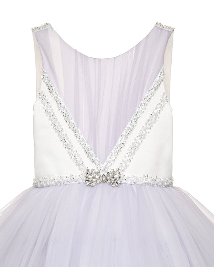 kids atelier tulleen Lavender Matilda Embellished Tulle Occasion Gown