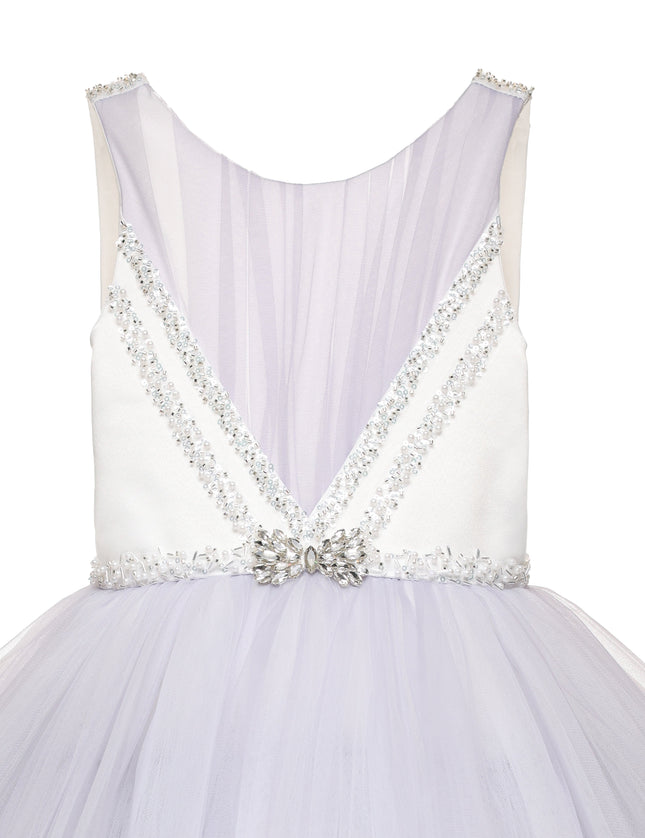 kids atelier tulleen Lavender Matilda Embellished Tulle Occasion Gown