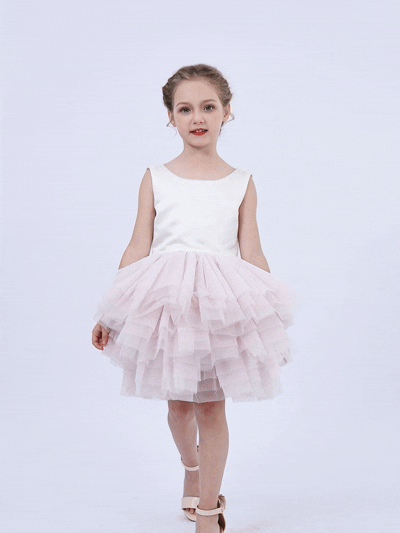 kids atelier tulleen Pink Selene Tulle Dress