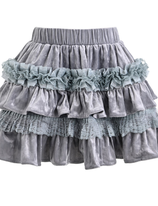 kids atelier tulleen Lavender Anthea Sequin Ruffle Set