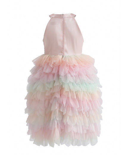 kids atelier tulleen Light Pink Sylvette Sequin Tulle Dress