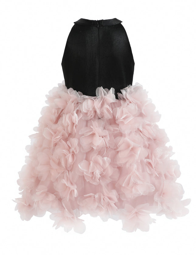 kids atelier tulleen Pink Valentina Tulle Bow Gown