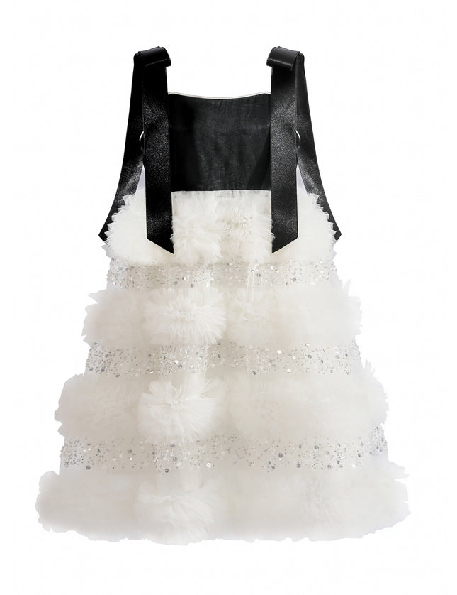 kids atelier tulleen Black & Ivory Sophia Party Dress