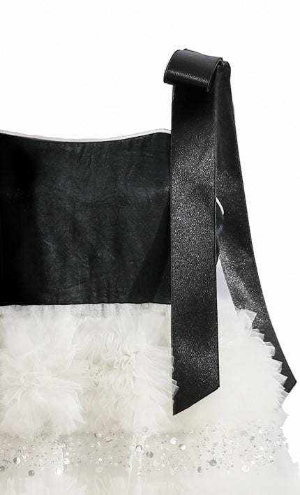 kids atelier tulleen Black & Ivory Sophia Party Dress