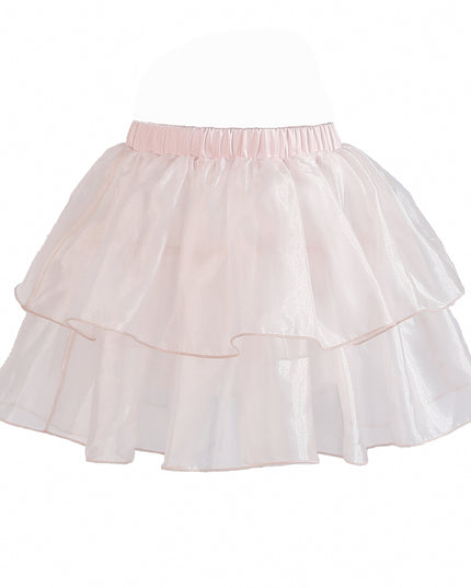 kids atelier tulleen Pink Sylvara Sequin Ruffle Skirt Set