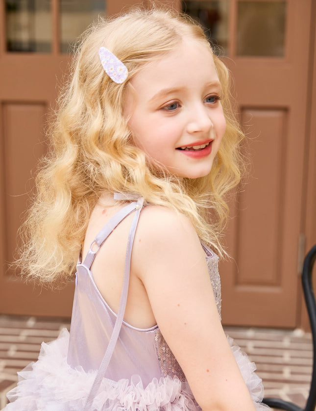 Lavender Liliana Sequin Tulle Dress