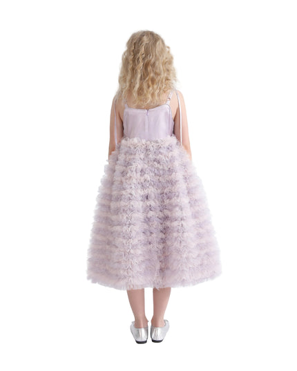 kids atelier tulleen Lavender Liliana Sequin Tulle Dress