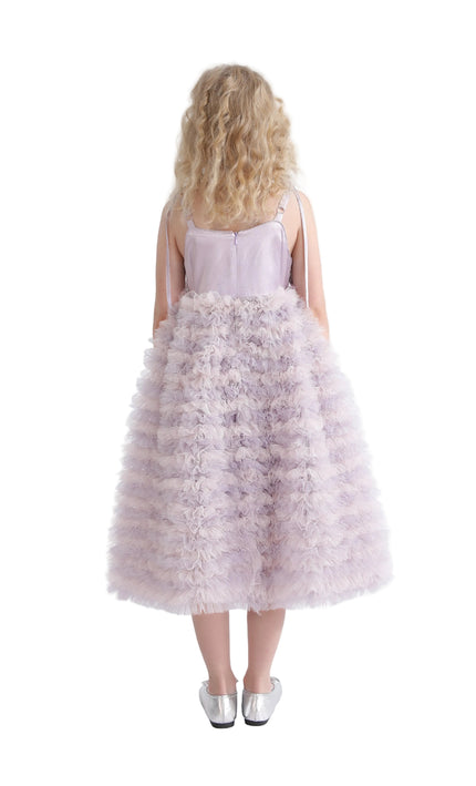 kids atelier tulleen Lavender Liliana Sequin Tulle Dress