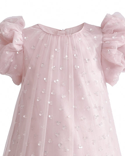 kids atelier tulleen Pink Thalina Ruffle Dress