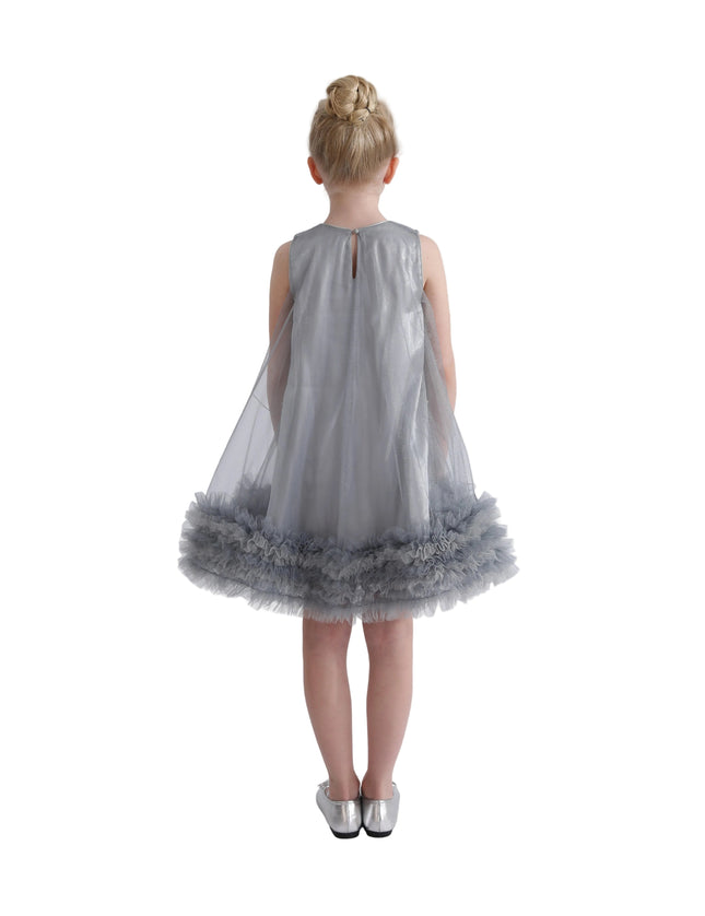kids atelier tulleen Blue Evangeline Sequin Tulle Dress