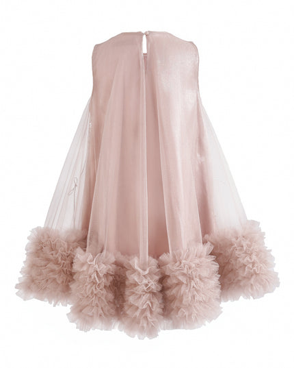 kids atelier tulleen Pink Evangeline Sequin Tulle Dress