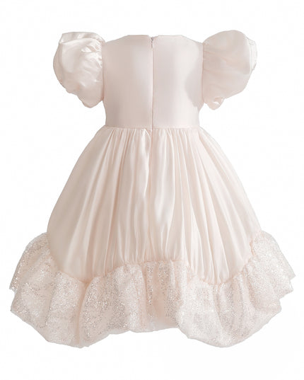 kids atelier tulleen Pink Aurora Glitter Party Dress