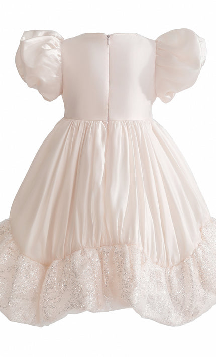 kids atelier tulleen Pink Aurora Glitter Party Dress