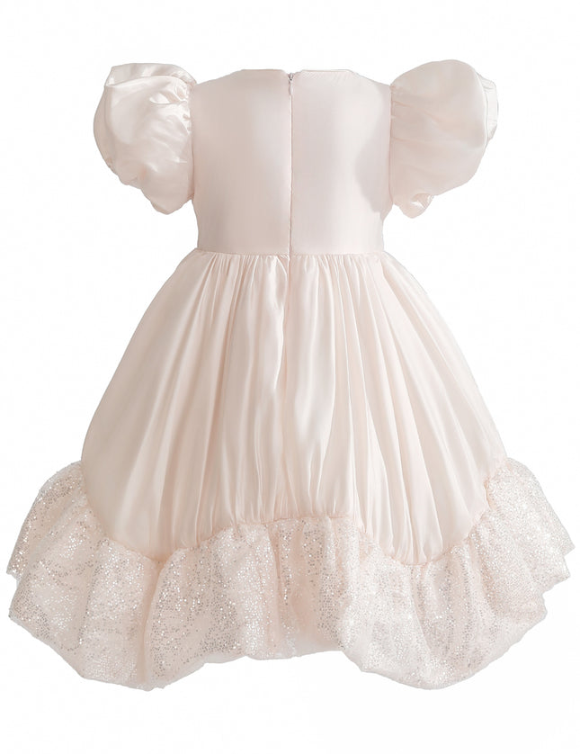 kids atelier tulleen Pink Aurora Glitter Party Dress