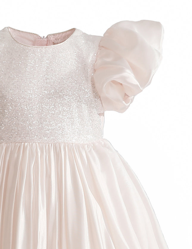 kids atelier tulleen Pink Aurora Glitter Party Dress