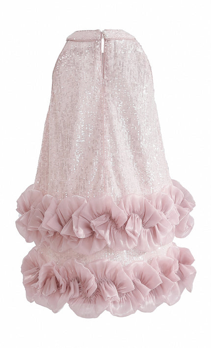kids atelier tulleen Light Pink Ameliora Ruffle Skirt Set