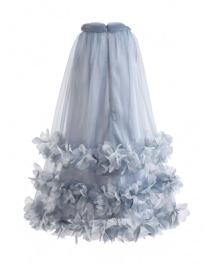 kids atelier tulleen Light Blue Elaris Floral Gown