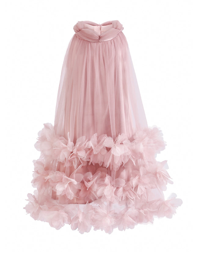 kids atelier tulleen Pink Elaris Floral Gown