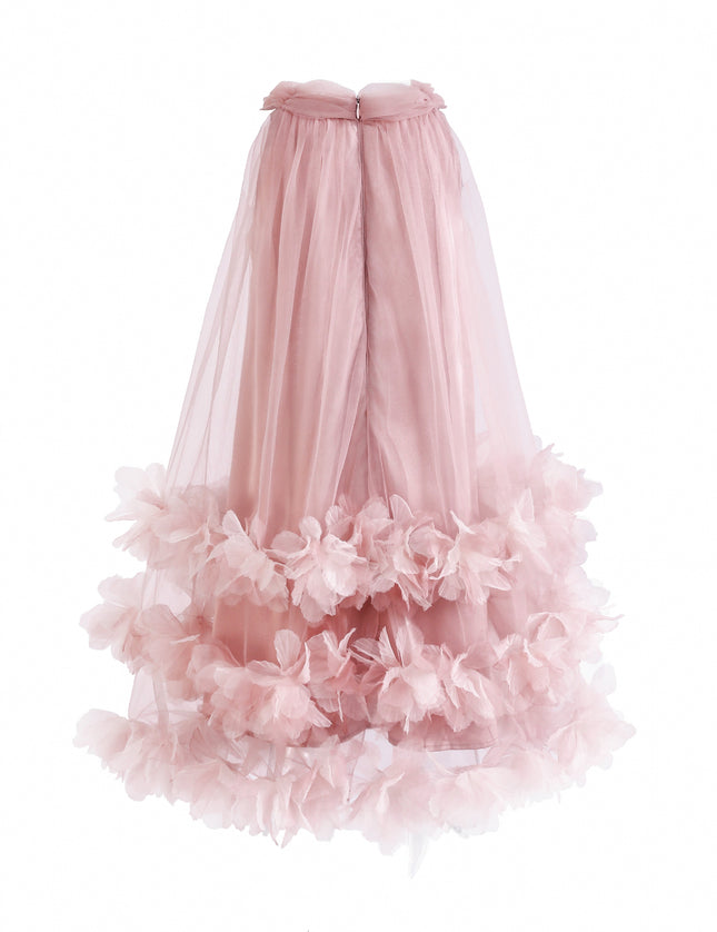 kids atelier tulleen Pink Elaris Floral Gown