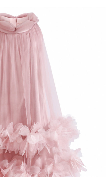 kids atelier tulleen Pink Elaris Floral Gown