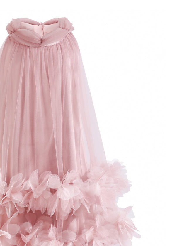 kids atelier tulleen Pink Elaris Floral Gown