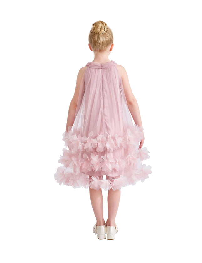kids atelier tulleen Pink Elaris Floral Gown