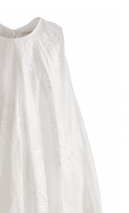 kids atelier tulleen White Marcelline Ruffle Hem Dress