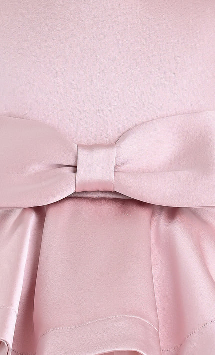 kids atelier tulleen Pink Fabiana Bow Dress