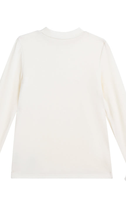kids atelier tulleen Beige Natasha Ruffle Skirt Set