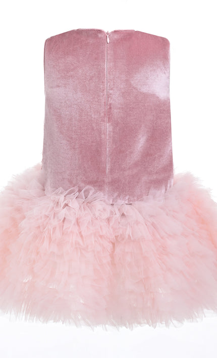 kids atelier tulleen Pink Nayela Sequin Tulle Dress