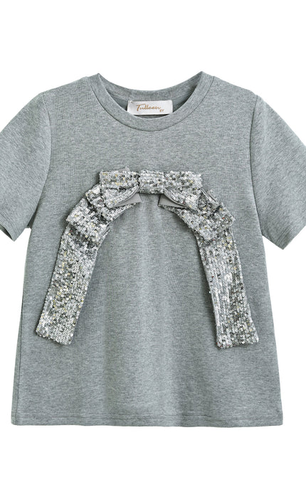 kidsatelier-tulleen-Silver-Sequin-Bow-T-shirt-Skirt-Set