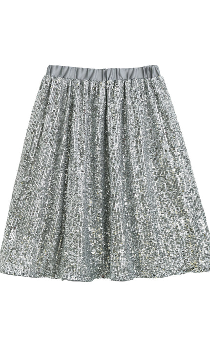 kidsatelier-tulleen-Silver-Sequin-Bow-T-shirt-Skirt-Set