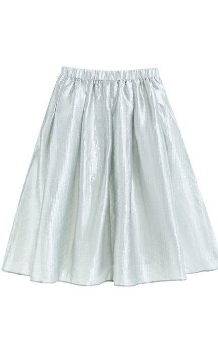 kidsatelier-tulleen-Metallic-Ruffle-Bow-Sleeveless-Top-Skirt-Set