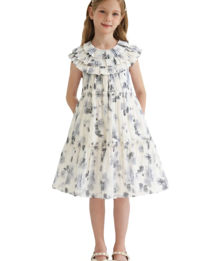 kidsatelier-tulleen-ivory-floral-short-sleeve-dress