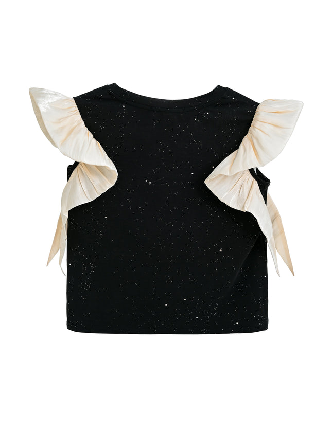 kidsatelier-tulleen-black-glitter-ruffle-skirt-set