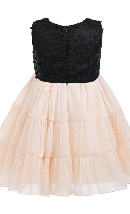 kids atelier tulleen Black Veyona Lace Tulle Dress
