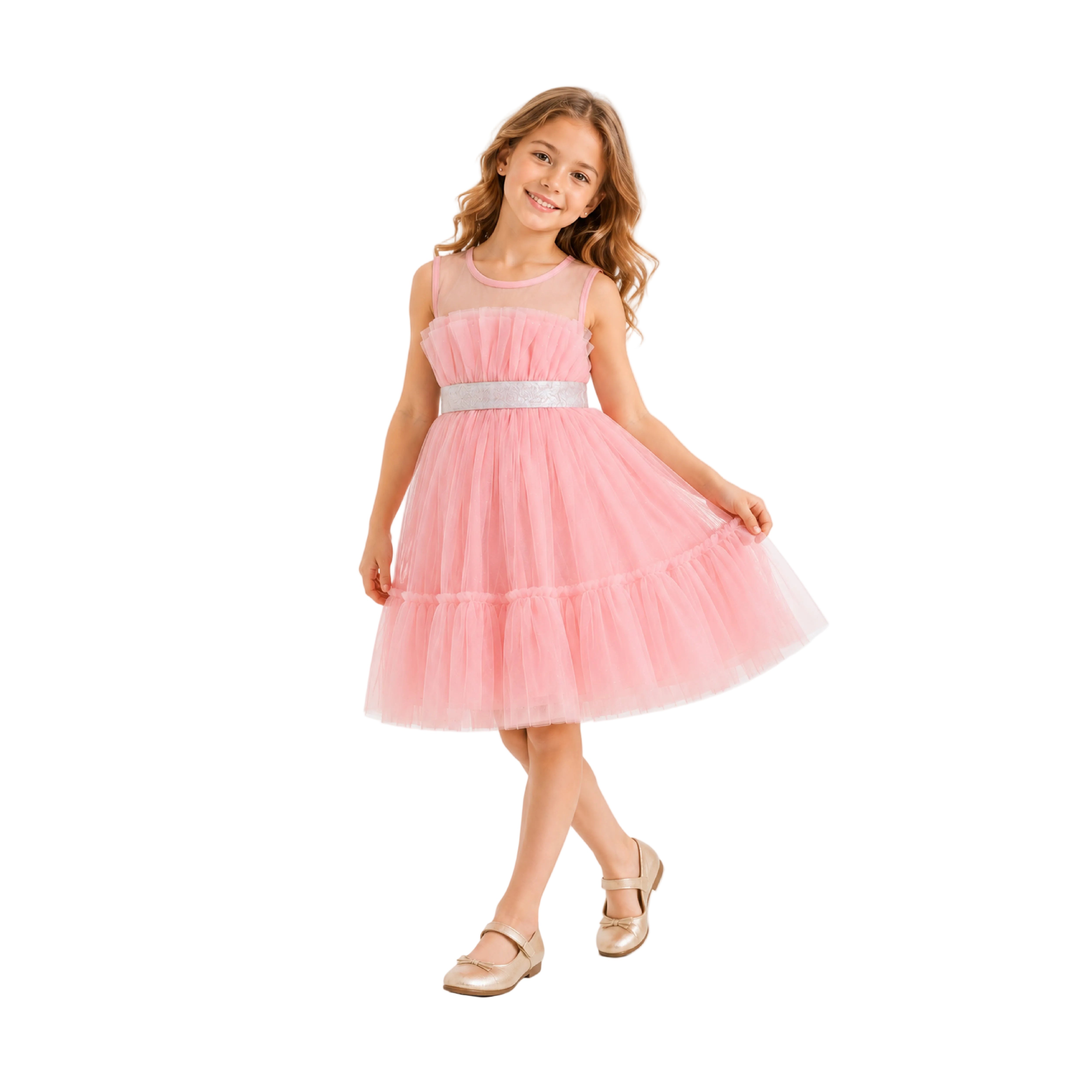pink glitter bow dress Pretty Long Pink A-line Halter V-neck Glitter Prom Dress with Slit and Bow