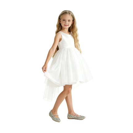 kids atelier tulleen White Hazel Tulle Party Dress