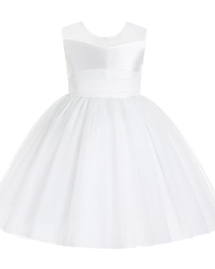 kids atelier tulleen White Hazel Tulle Party Dress