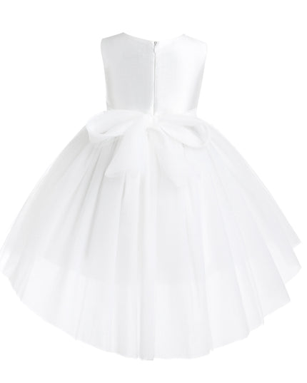kids atelier tulleen White Hazel Tulle Party Dress