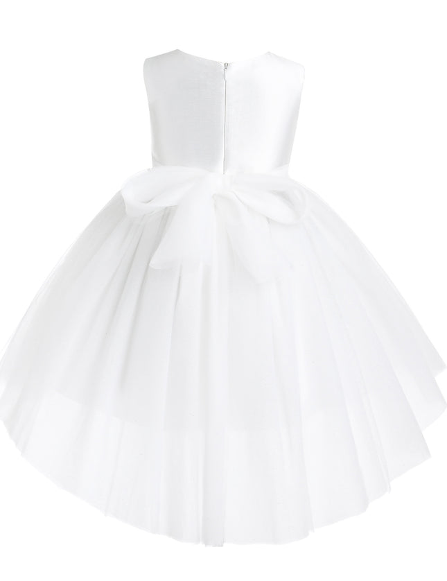 kids atelier tulleen White Hazel Tulle Party Dress