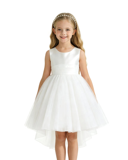 kids atelier tulleen White Hazel Tulle Party Dress