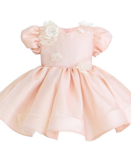 kids atelier tulleen Pink Anabelle Floral Dress