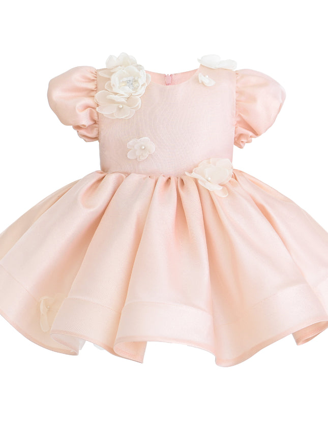kids atelier tulleen Pink Anabelle Floral Dress