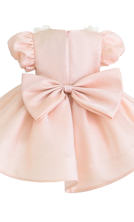 kids atelier tulleen Pink Anabelle Floral Dress